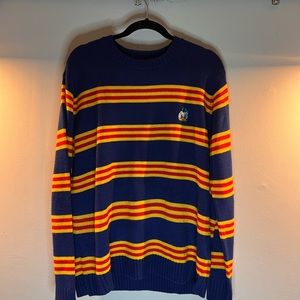 Disney X Forever 21 Donald Duck blue, yellow, red sweater mens XL